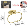Self-Adhesive Stainless Steel Towel Rack