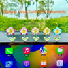 Sunflower Shaking Head Car Ornament – Cute Dashboard & Rearview Mirror Décor