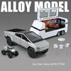 1:24 Diecast Pickup Truck and RV Camper Set with Lights and Sounds