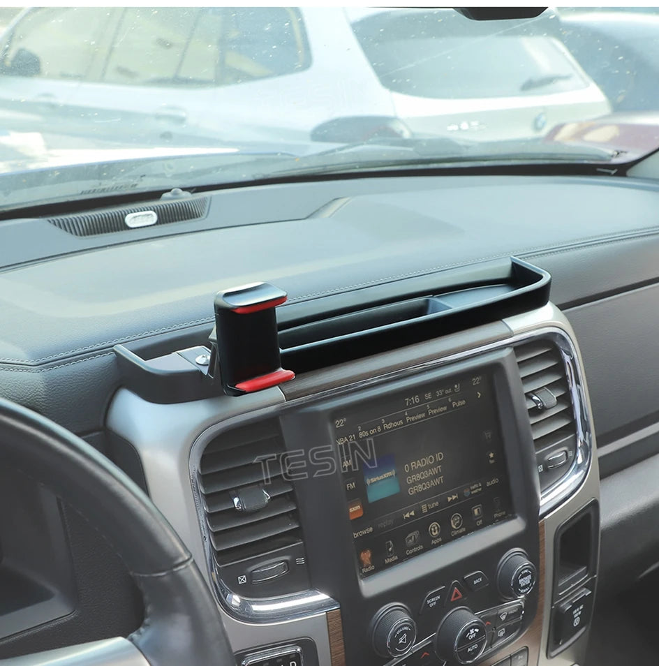 Center Console Organizer with Phone Holder for Dodge RAM 1500 (2012–2017)