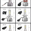 Super Bright LED Headlight Bulbs – 6500K Cool White, Plug-and-Play