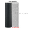 Black cylindrical wire mesh with a honeycomb pattern, measuring 300cm long and 40cm wide.