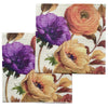 2-Ply Decorative Flower & Leaf Print Napkins (20-Pack)