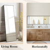 Full Length Wall Mirror with Aluminum Frame
