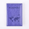 Cute Pink Leather Passport Holder with Card Slots