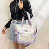 Everyday Nylon Tote Bag with Crossbody Strap