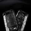 Carbon Fiber Car Key Case Cover for VW, SEAT & Skoda