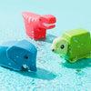 Dinosaur Bath Toys for Toddlers – Squeeze, Spray & Float