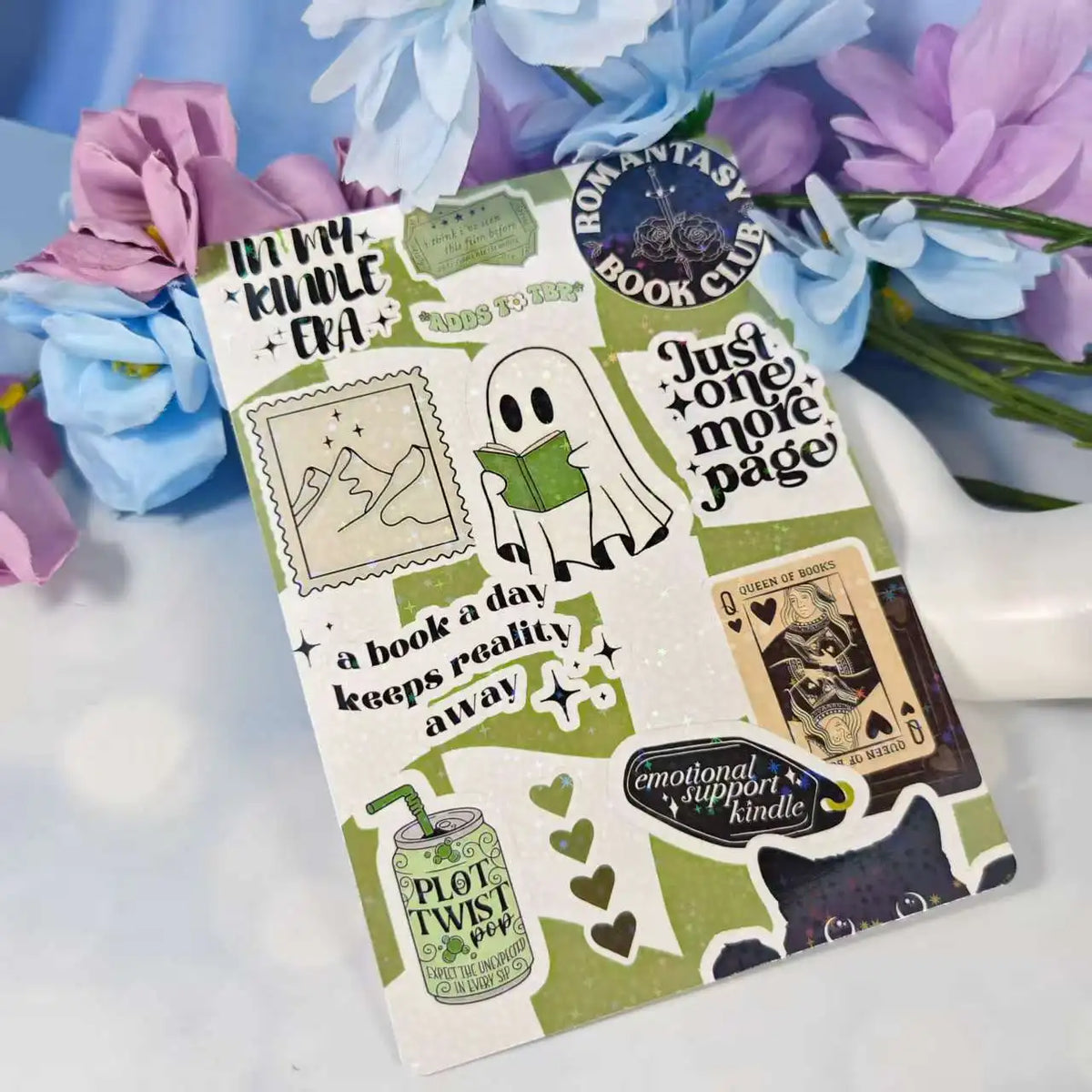 Cartoon Bow Design Insert Cards for Transparent Tablet Cases