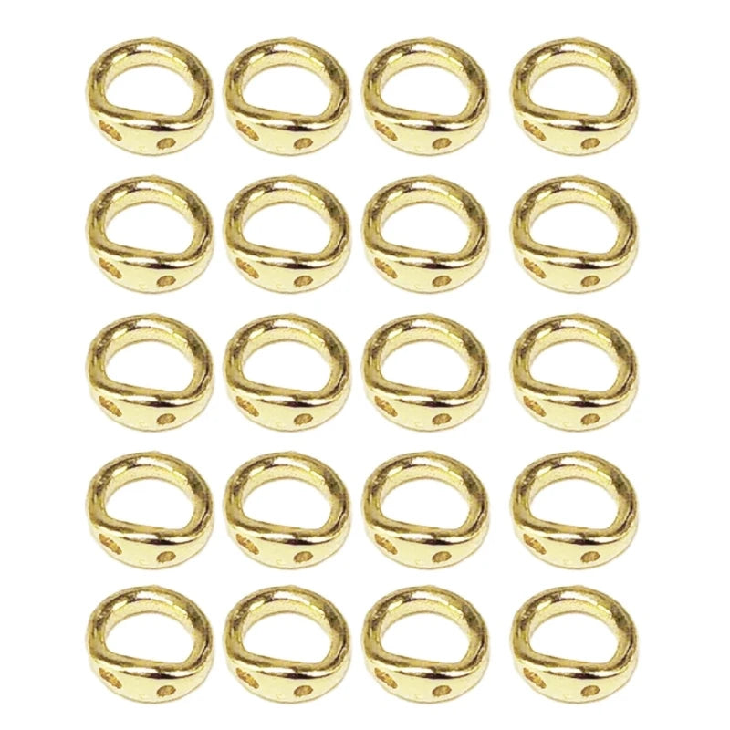 Double Hole Connector Rings for Jewelry Making