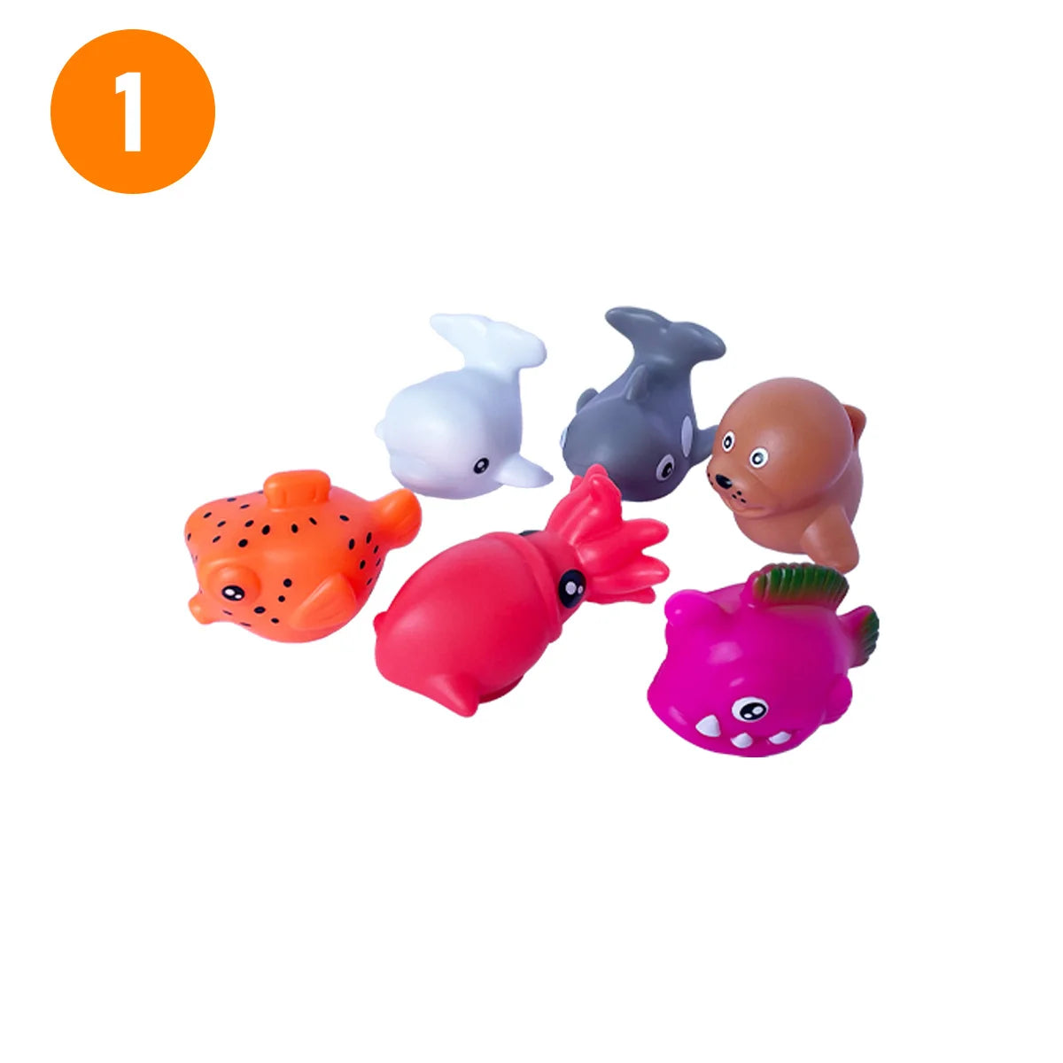 Dinosaur LED Bath Toy with Color-Changing Lights