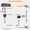 RJ45 Ethernet Coupler with Dual Female Ports