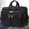 Classic Oxford Laptop Briefcase with Multiple Pockets
