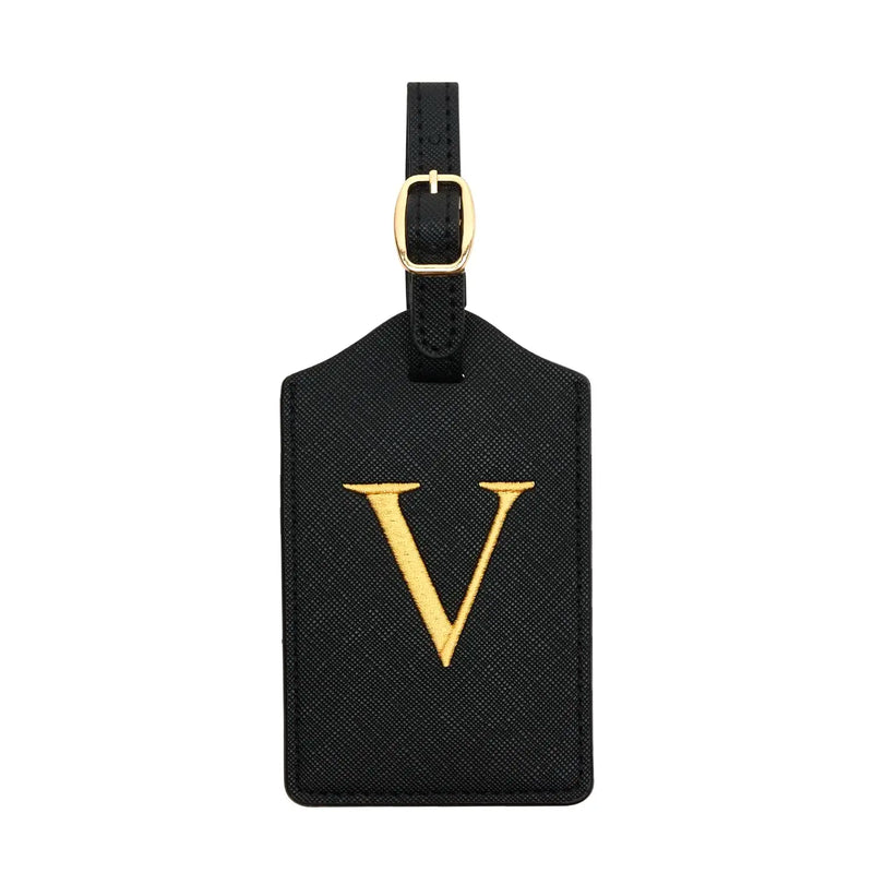 PU Leather Luggage Tag with Privacy Cover