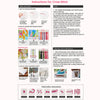 Instructions for cross-stitch include how to choose threads, color, and unprinted cloth.