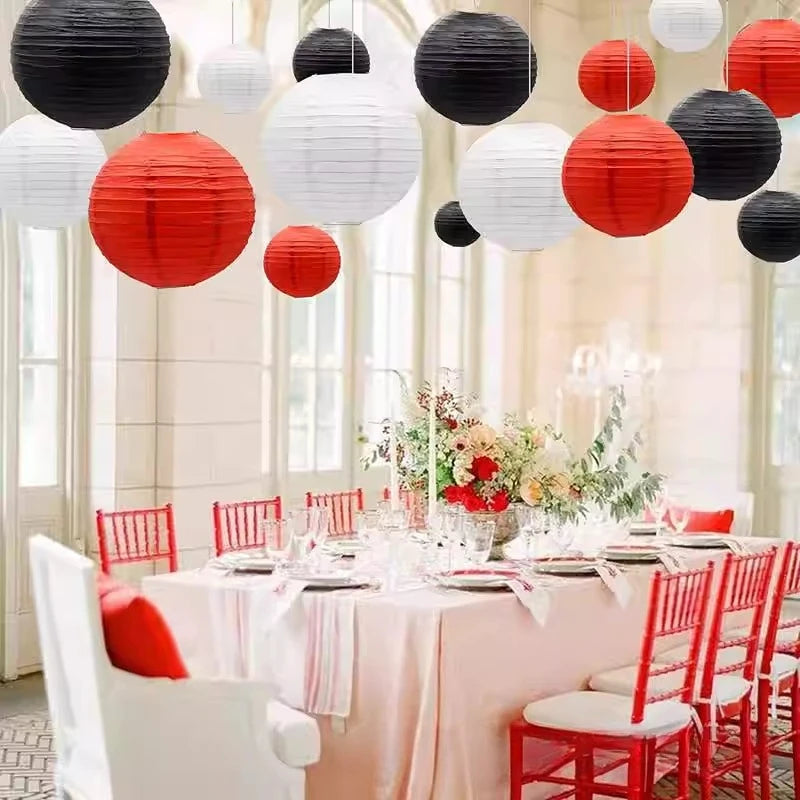 Round Paper Lantern for Festive Decor