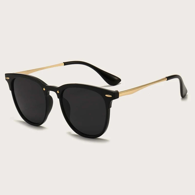 Designer Cat-Eye Metal Frame Sonnenbrille