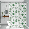 Green Leaves PEVA Shower Curtain
