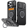 Premium Leather Wallet Case with Card Slots & Kickstand for iPhone