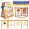French Vocabulary Flashcards for Kids - Food, Animals, Fruits & Body Parts