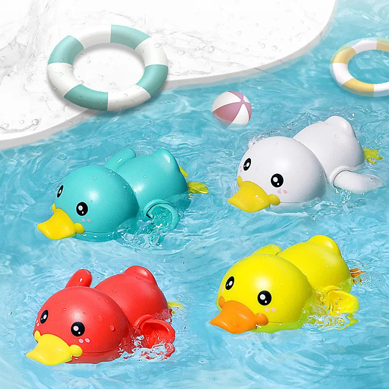 Wind-Up Swimming Animal Bath Toys for Toddlers
