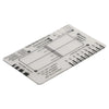 ECG Interpretation 7-Step Reference Card Ruler