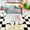 Cute Kitten Couple Keychain with O-Buckle