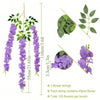 Artificial Wisteria Vine Garland for Wedding & Home Décor
