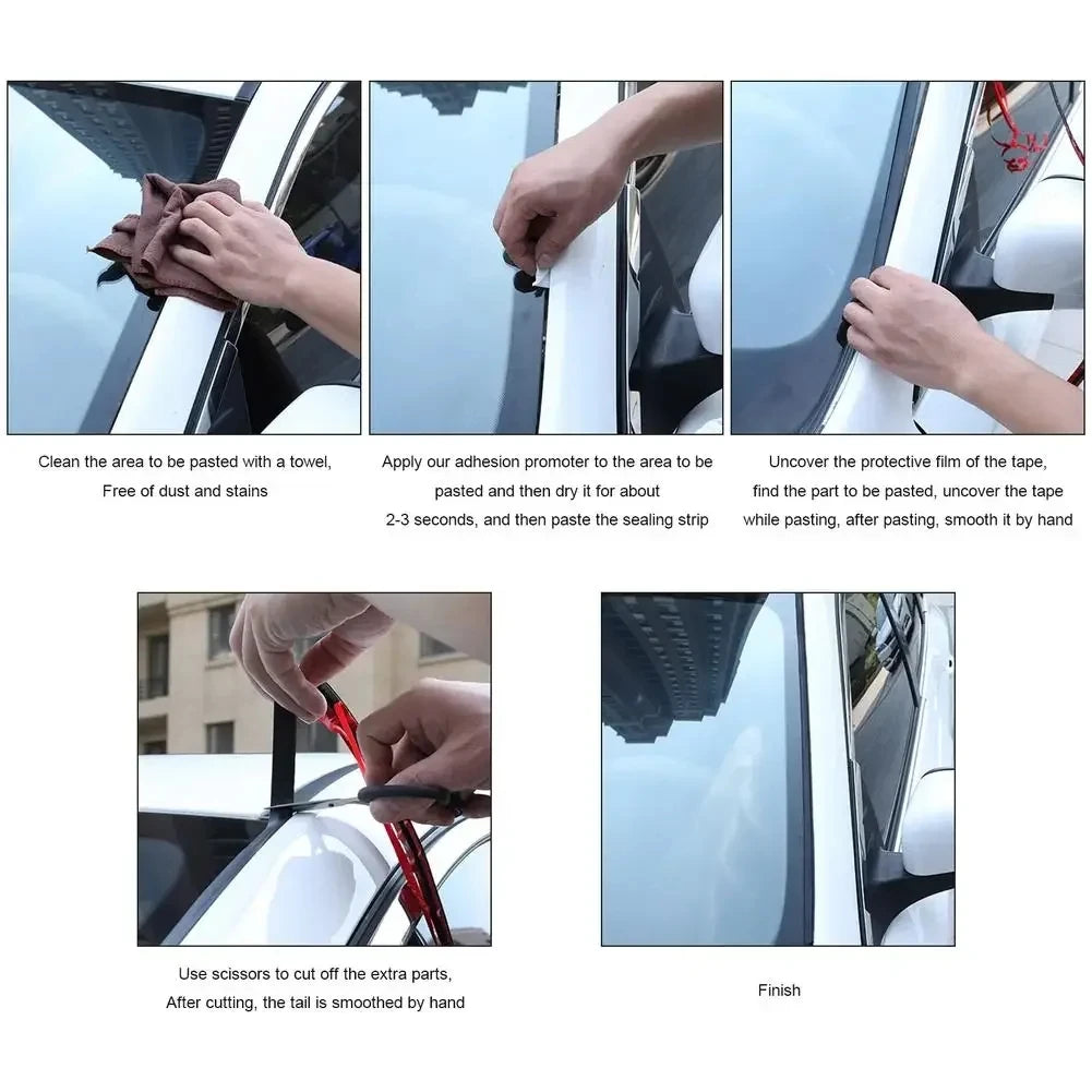 T-Shaped Car Door and Window Sealing Strip