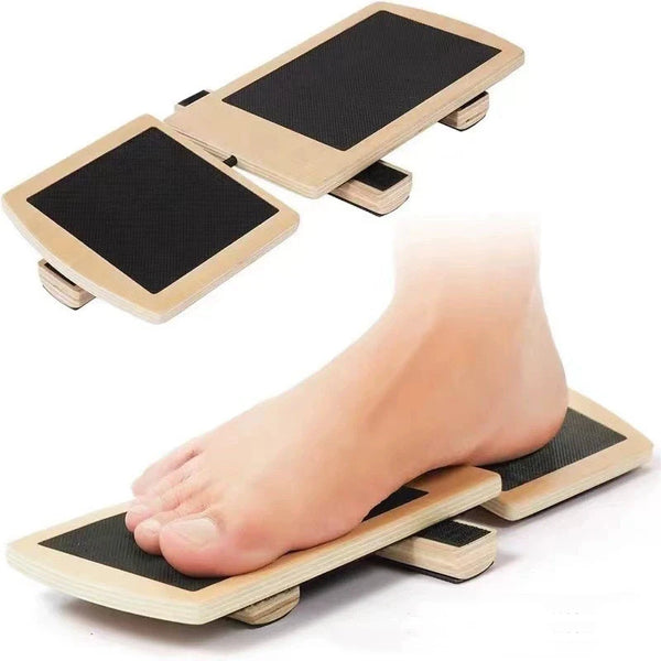 Walnuss-Holz Balance Board für Knöchel- & Propriozeptionstraining