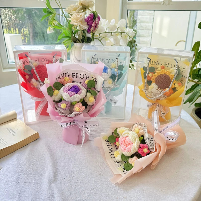 Handmade Crochet Flower Bouquet – Everlasting Gift for Any Occasion