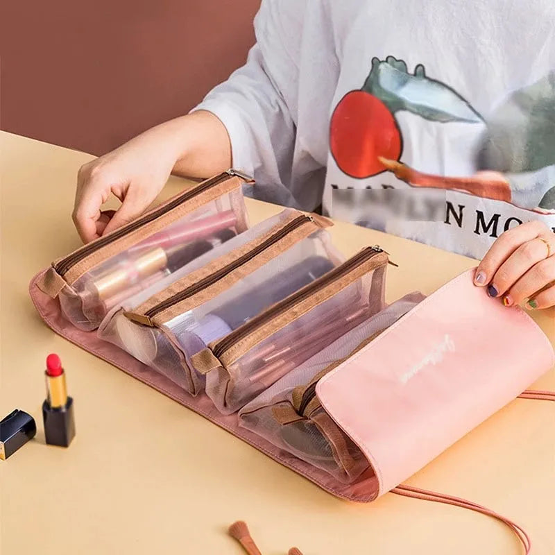 4-in-1 Detachable Travel Makeup Organizer Bag