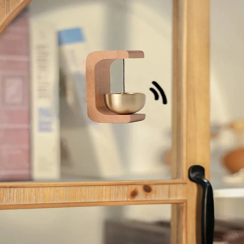 Walnut Wood Magnetic Door Chime