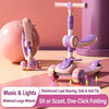 Trottinette Électrique pour Enfants 3-en-1 avec Roues Lumineuses