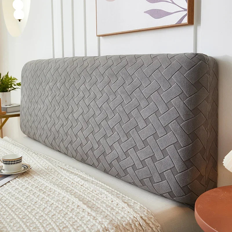 Stretchable Solid Color Headboard Cover Protector