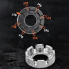 Durable Steel Bike Spoke Wrench with 8 Openings