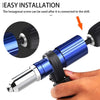 Cordless Rivet Gun Adapter for Electric Drills