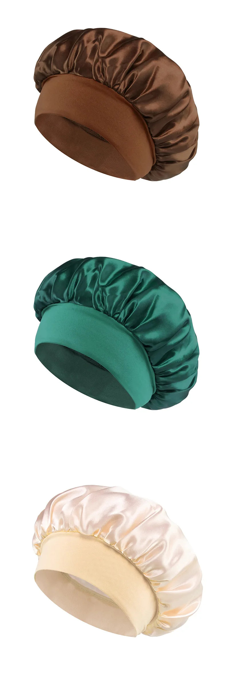 Satin Sleep Bonnet with Adjustable Comfort Band