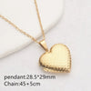 Vintage Floral Heart Locket Necklace