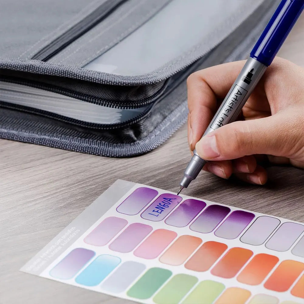 Expandable A4 Document Organizer with 13 Accordion Pockets