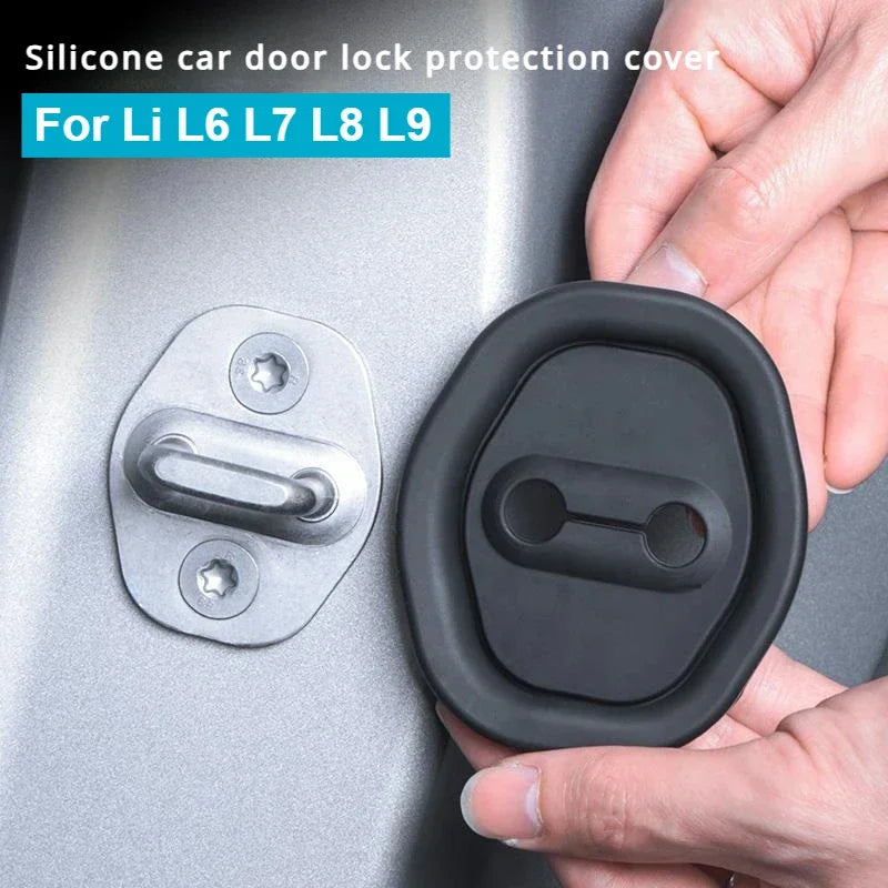Silicone Car Door Lock Protector Covers for Li Lixiang L6 L7 L8 L9
