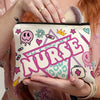 Nurse-Themed Makeup Bag with Medical Design