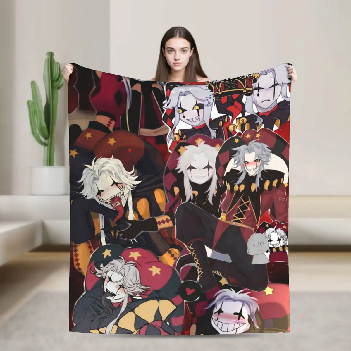 Cozy Circus Throw Blanket – Soft Fleece Plush for Year-Round Comfort