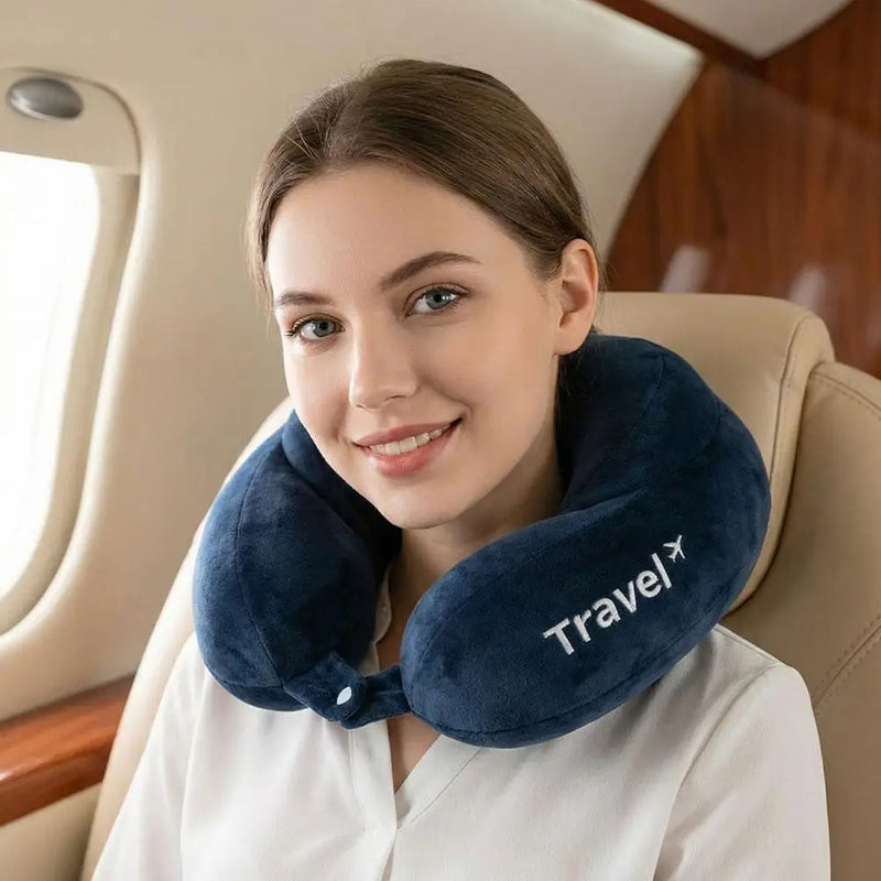Ergonomisches U-förmiges Reise-Kopfkissen