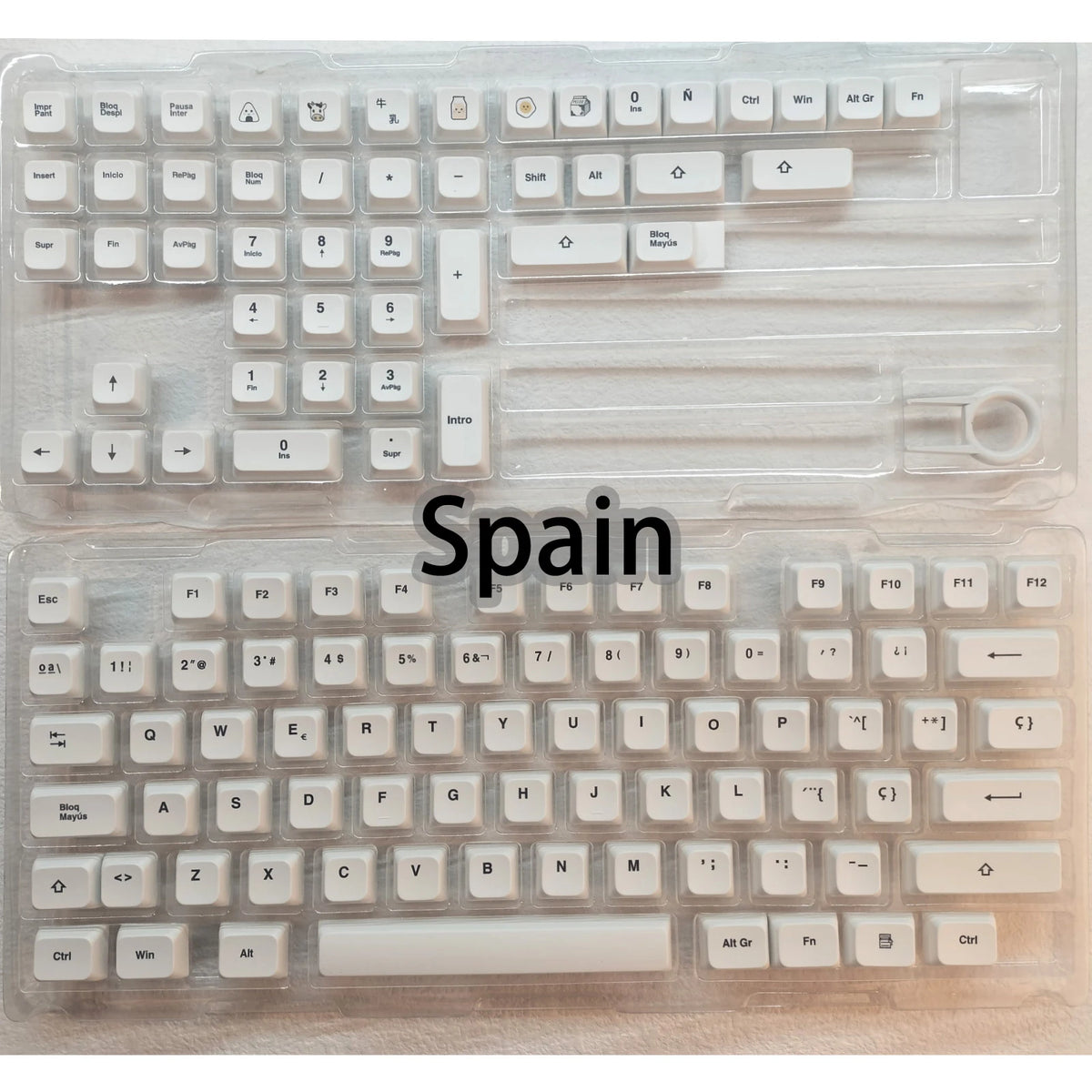 Multilingual PBT Keycaps for Mechanical Keyboards