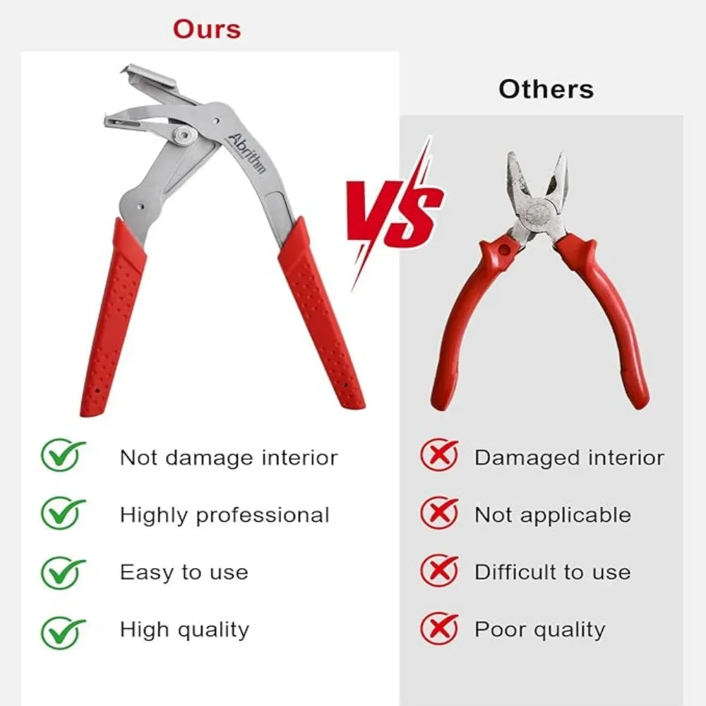 Car Clip Removal Pliers - Damage-Free Fastener Remover Tool