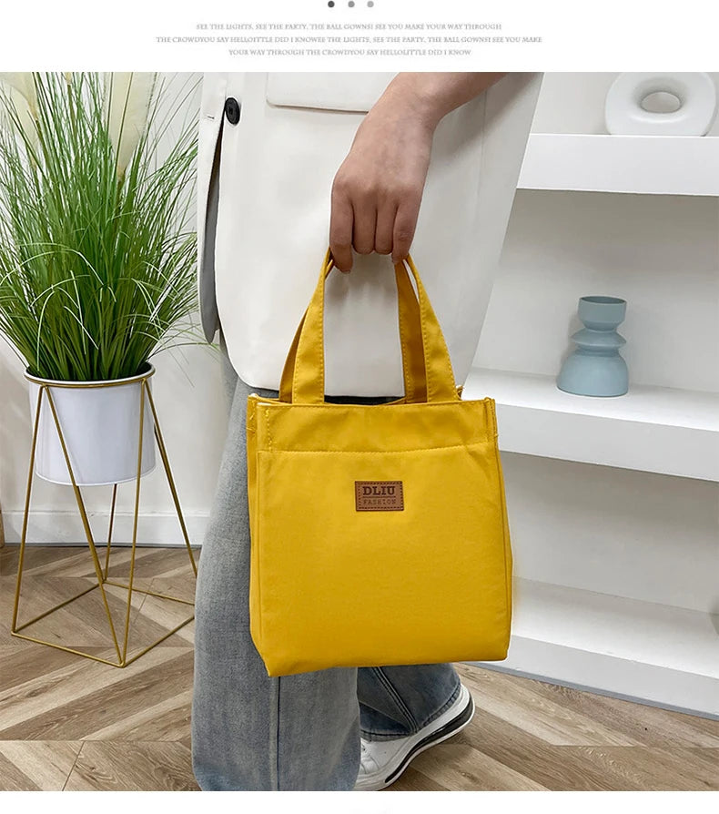 Insulated Lunch Bag with Top Handle for Work