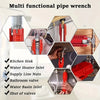 8-in-1 Stainless Steel Faucet Wrench
