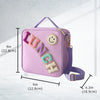 Insulated Lunch Bag with Adjustable Strap & Chenille Patch