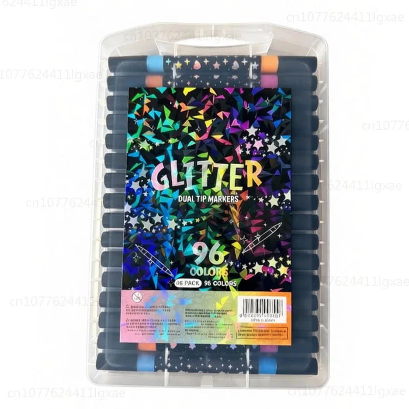 Glitzer-Marker mit zwei Spitzen